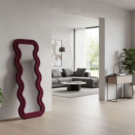Hanah Home Espejo Cheval Rojo Burdeos
